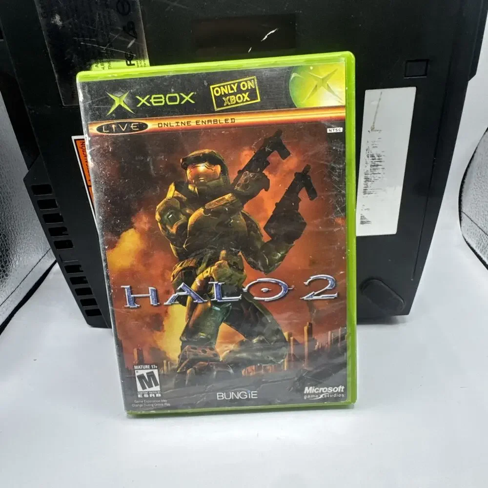 Original Xbox Console For Parts/Repair - With Controller S, Halo 2 & MW2 Guide